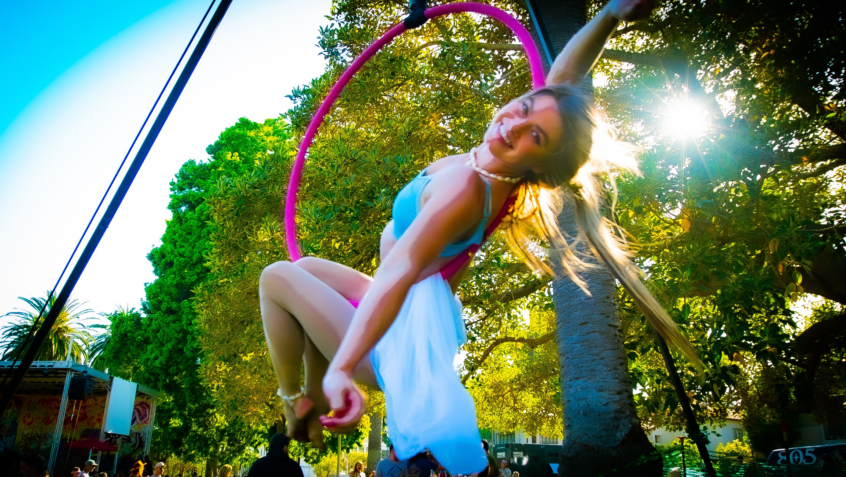 Aerial performer